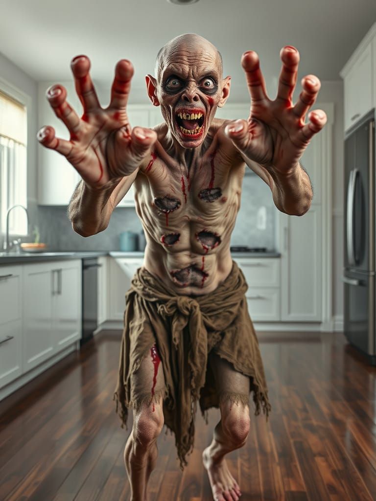 Emaciated Hermit in Desperate Plea