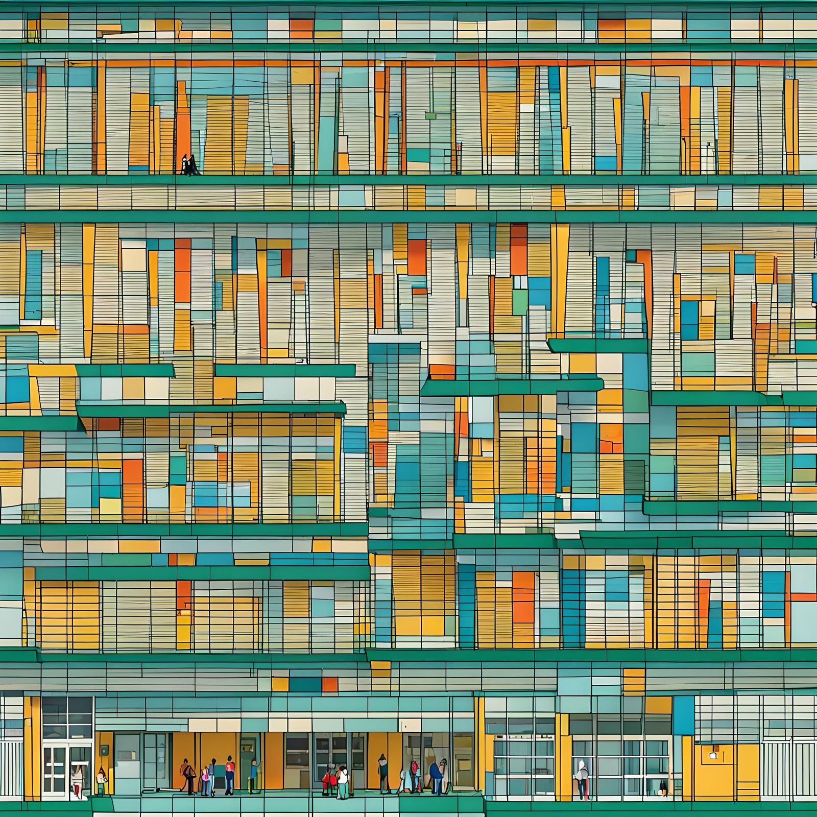 AI Image of a School