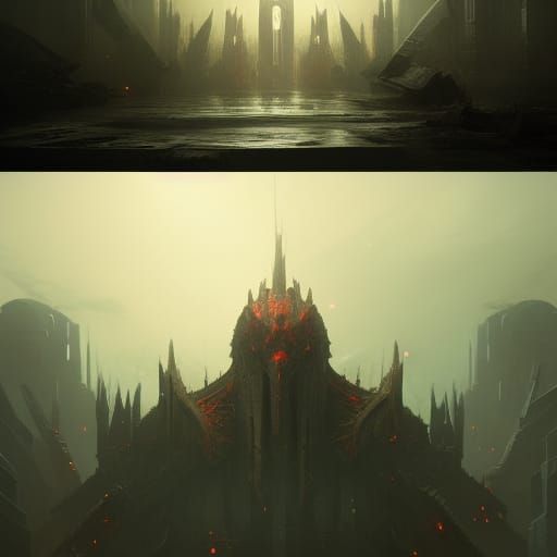 Dark Fantasy Art: The Destroyer of Worlds
