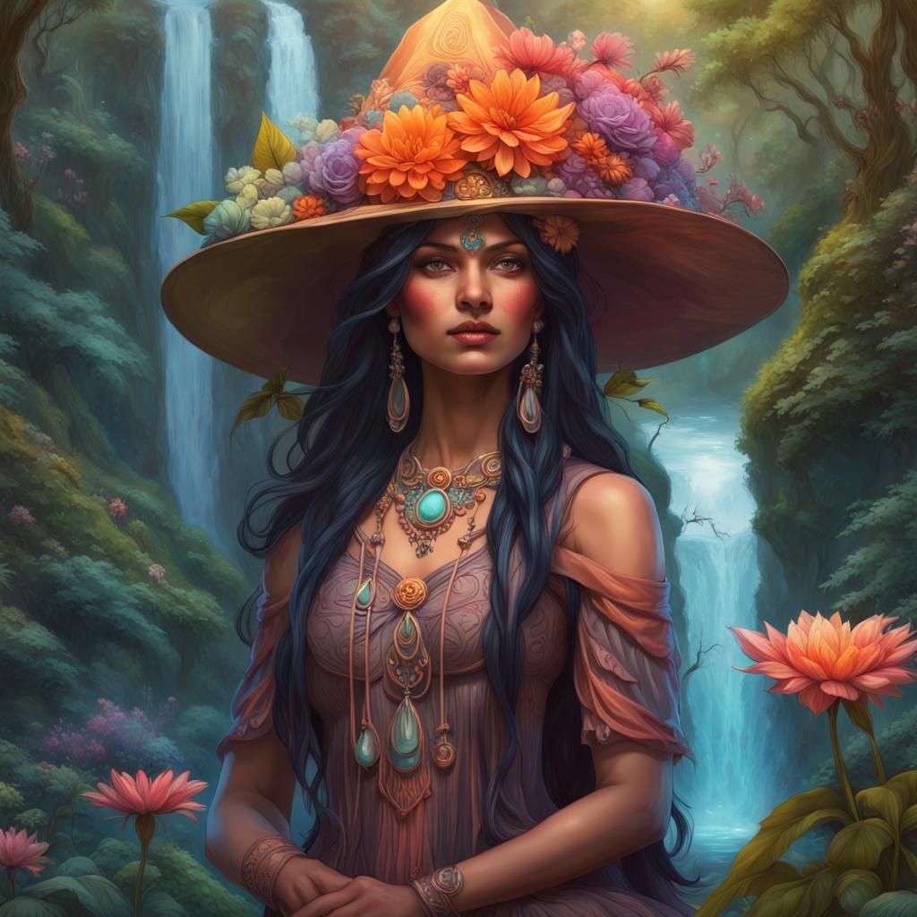 Lavanya, wicca of the sacred Willow Woodland