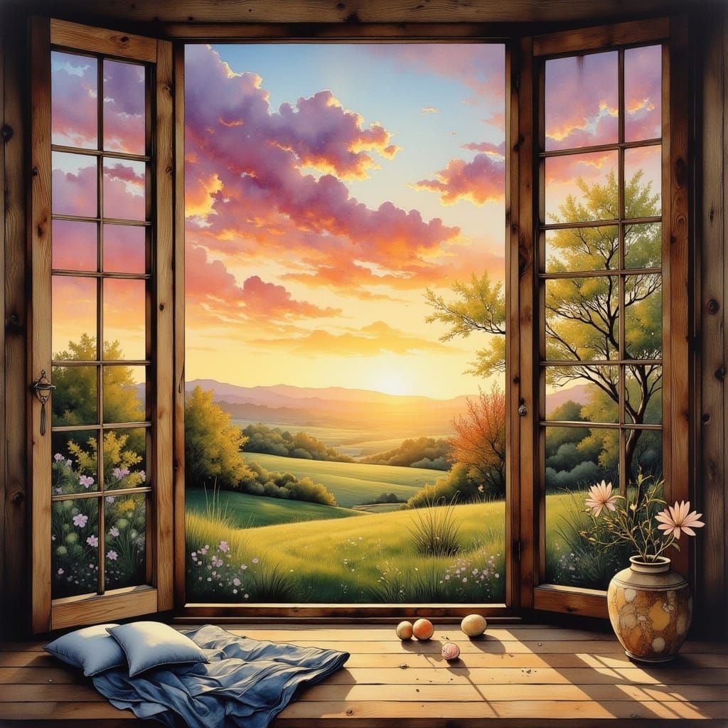 Golden Hour Spring Day