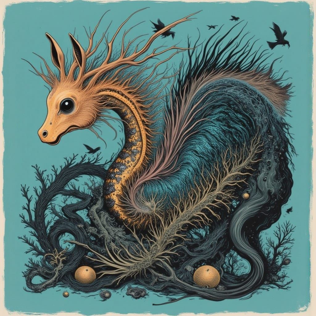 Ethereal Sea Witch Cinematic Portrait