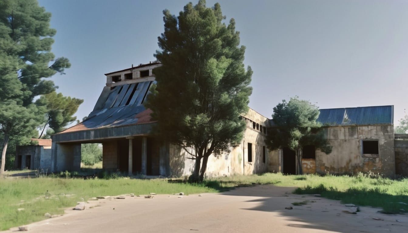 Mysterious Forgotten Landscape in a Haunting Ephemeral Aesth...