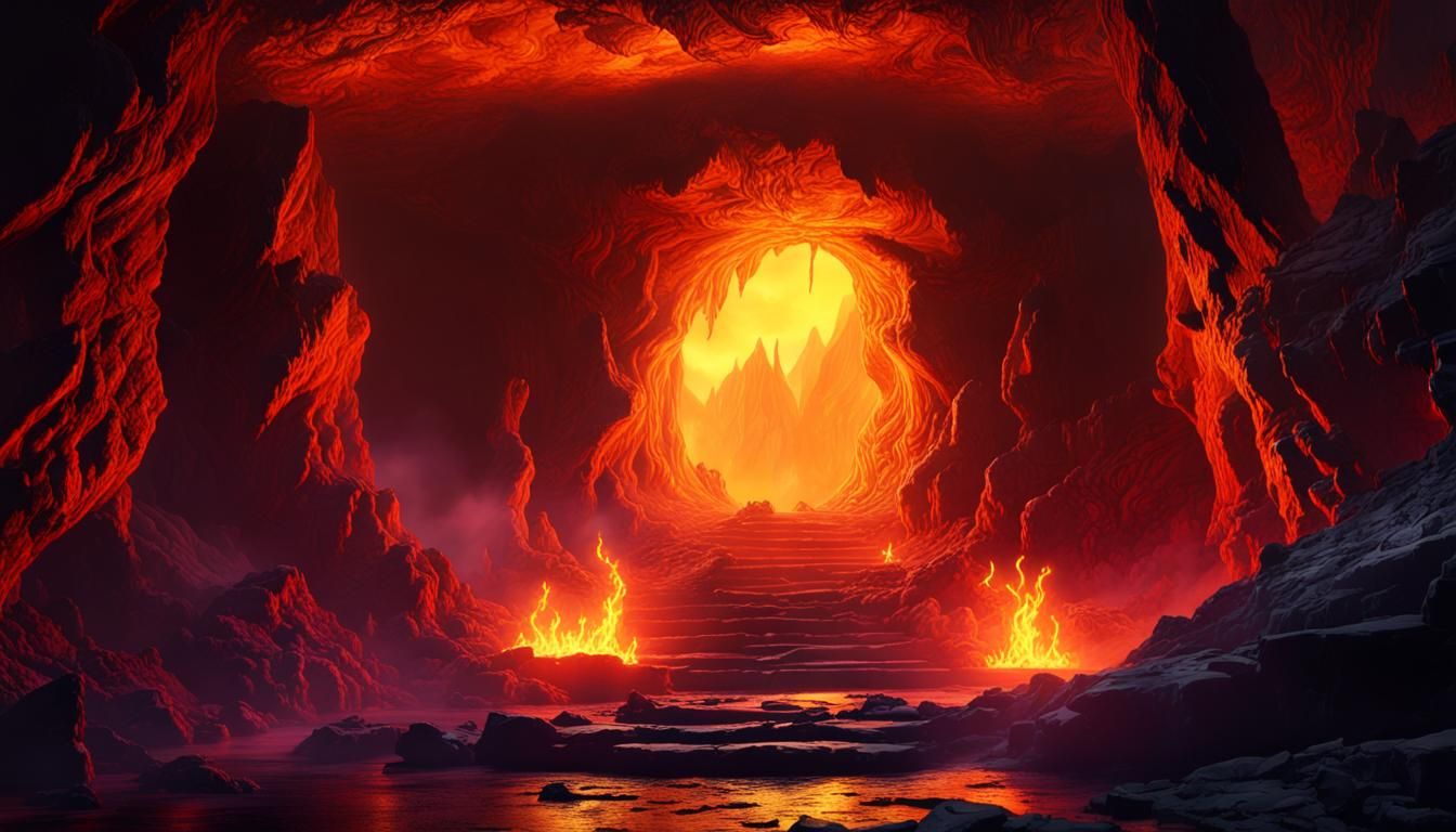 Cave entrance to Hell