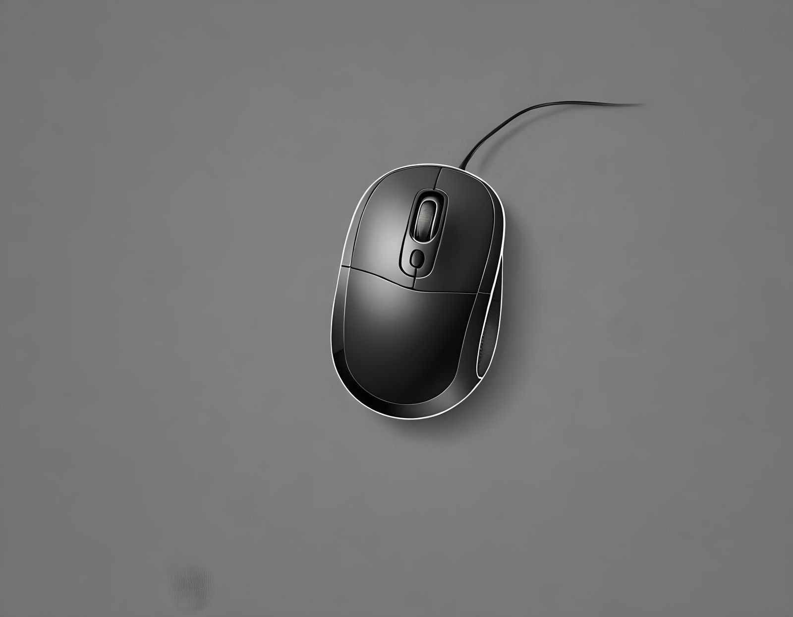 Minimalist Computer Mouse Icon