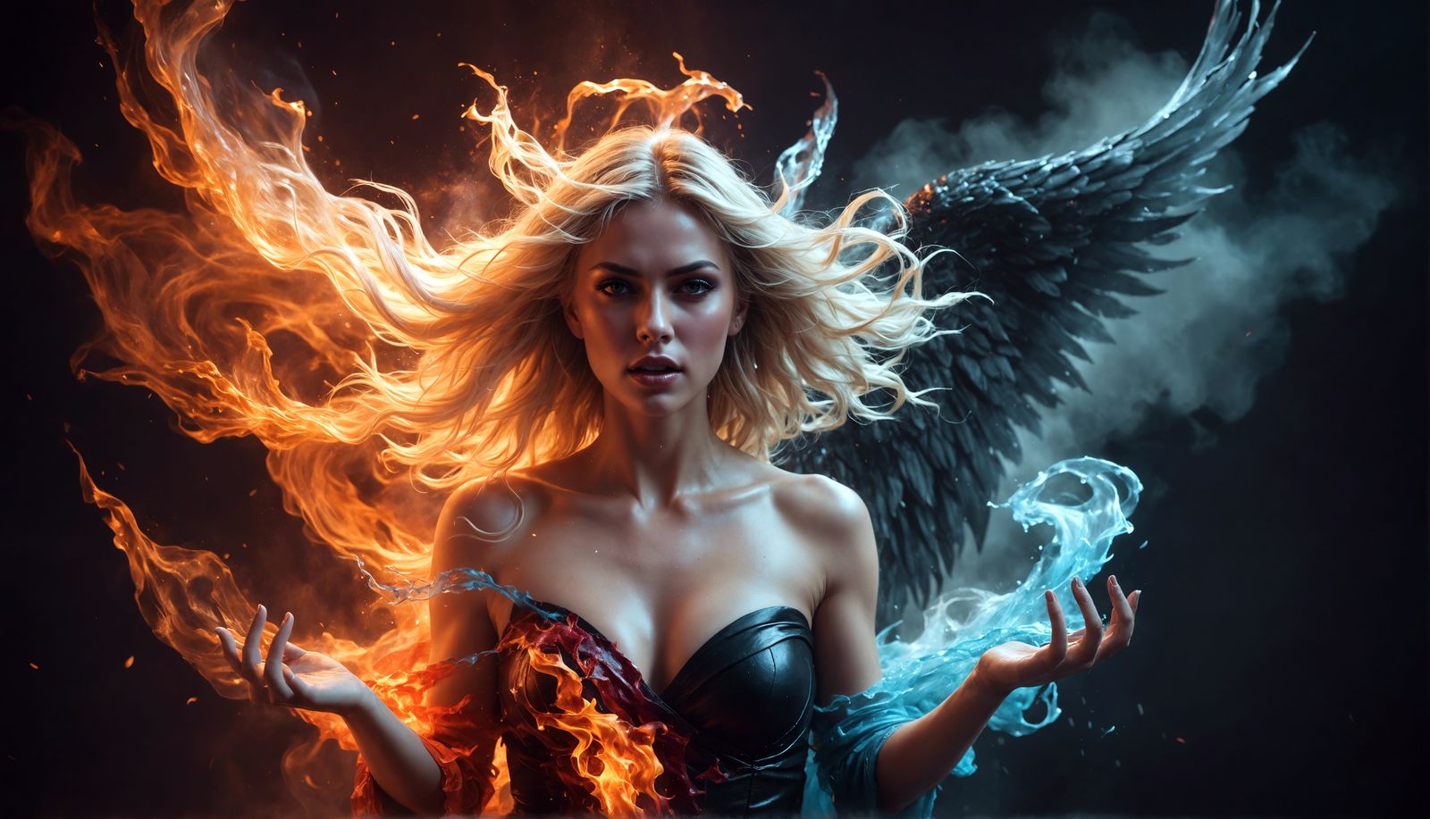 Angelic Devil: A Study in Duality and Light