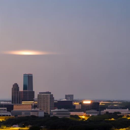 Richardson Texas Skyline in 8K Resolution