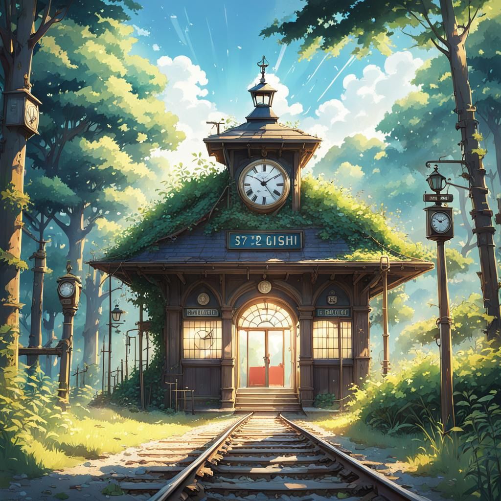 Abandoned Italian Station in Ghibli Forest