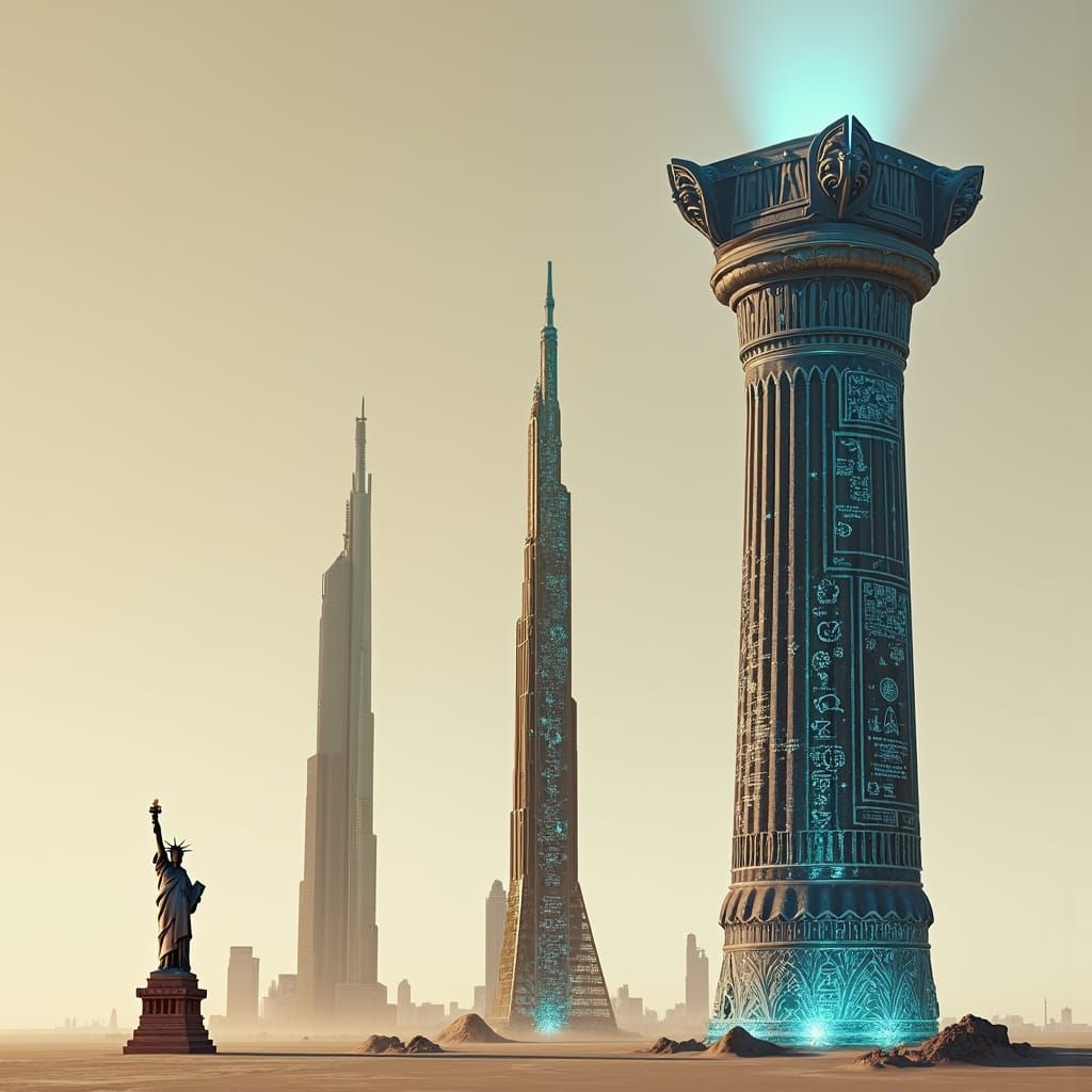 Ethereal Giants: Iconic Structures in Cosmic Proportion