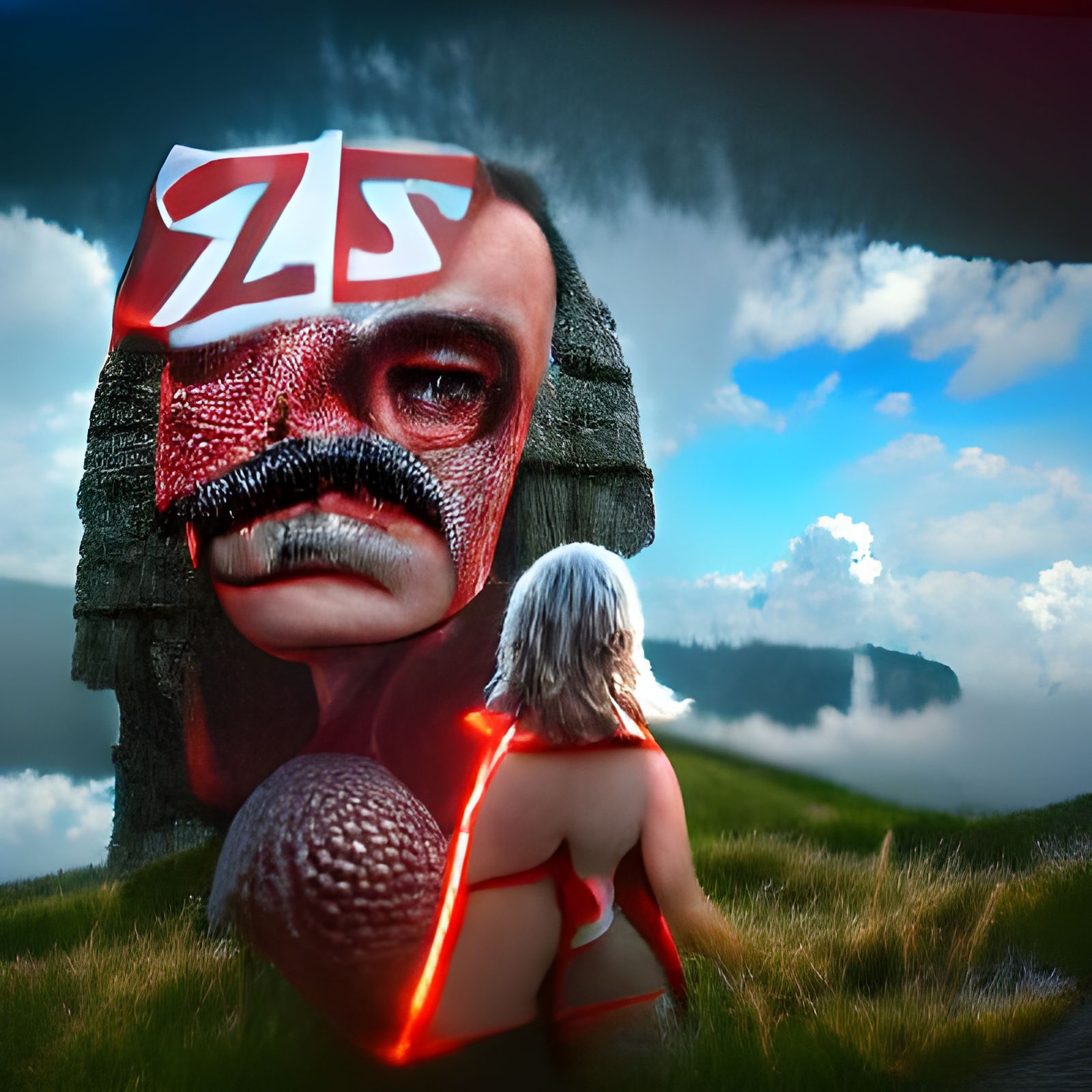 Zardoz Inspired 3D Matte Painting