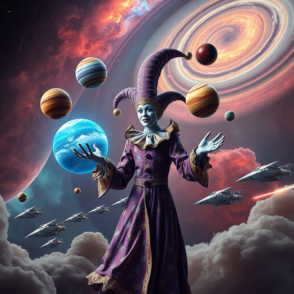 Galactic Jester Dances Among the Planets