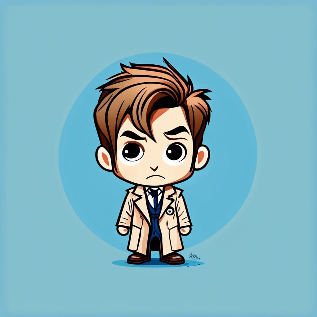 chibi doctor who david tennant