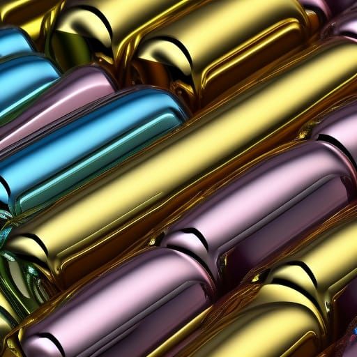 Liquid Precious Metals: Iridescent Rainbow Melt