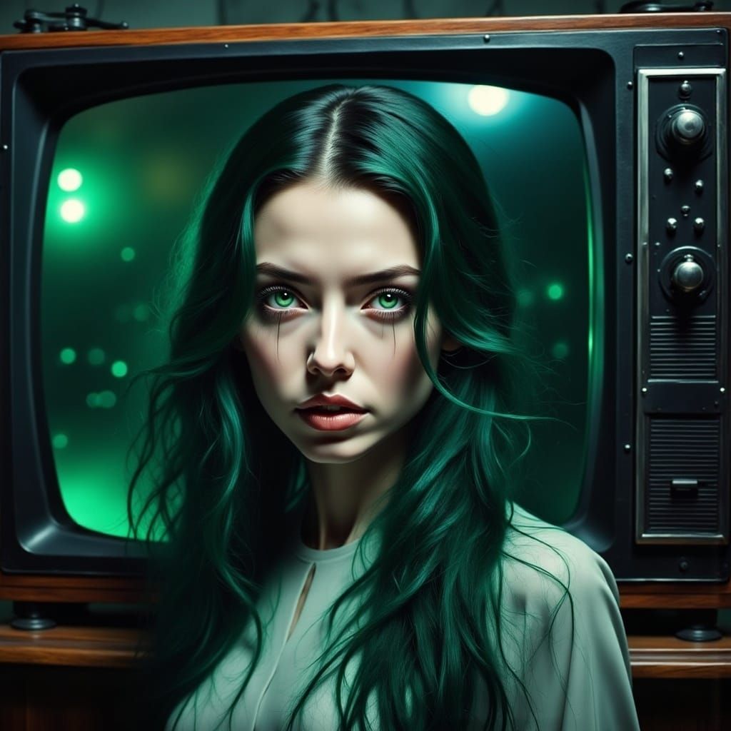 Young Woman Enters TV World in Hypnotic State