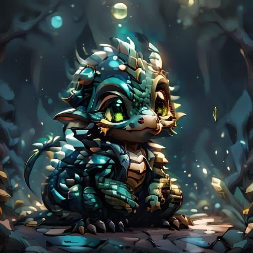 Ancient Sakura Tree in Sumi-e Japanese Landscape