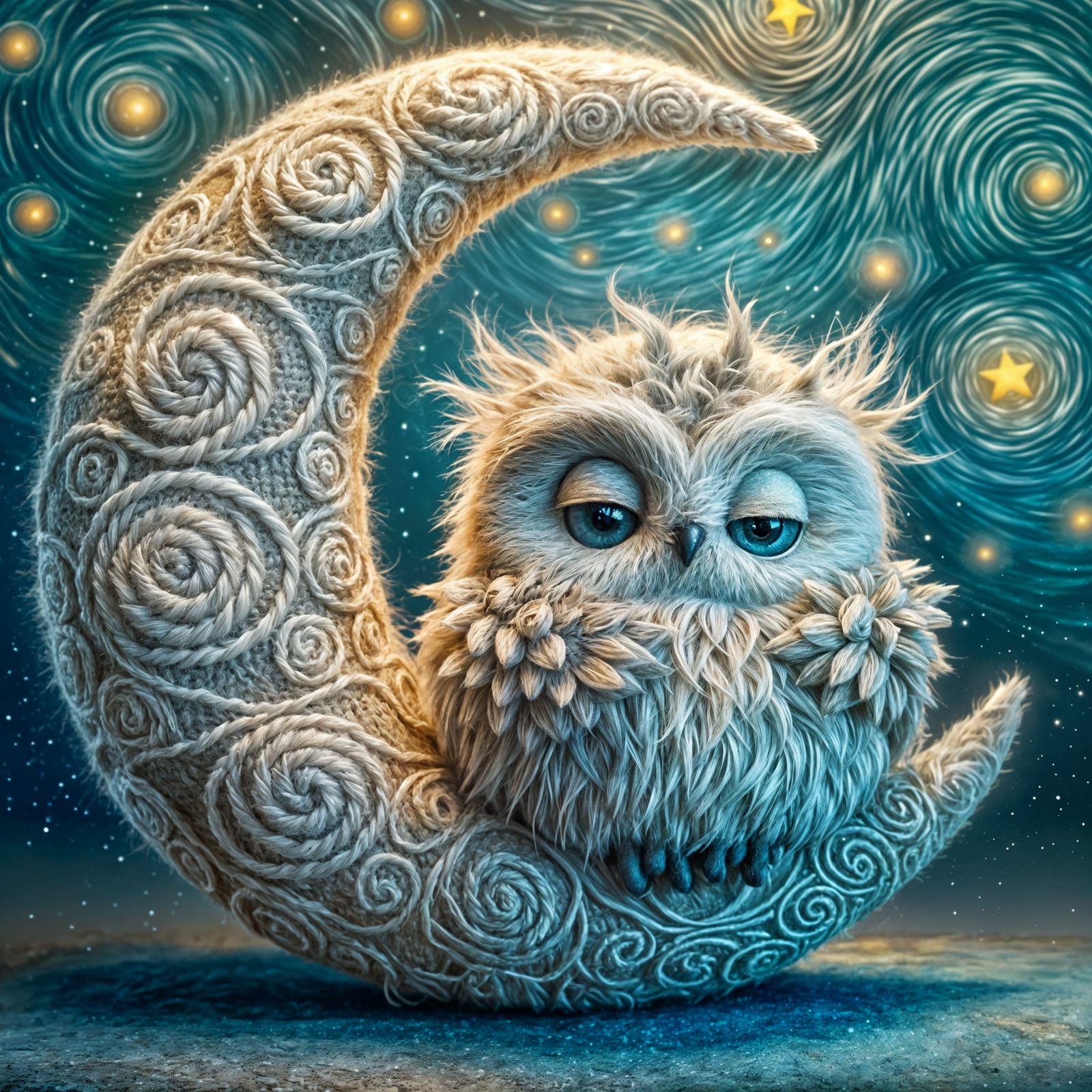 Sleepy Owl