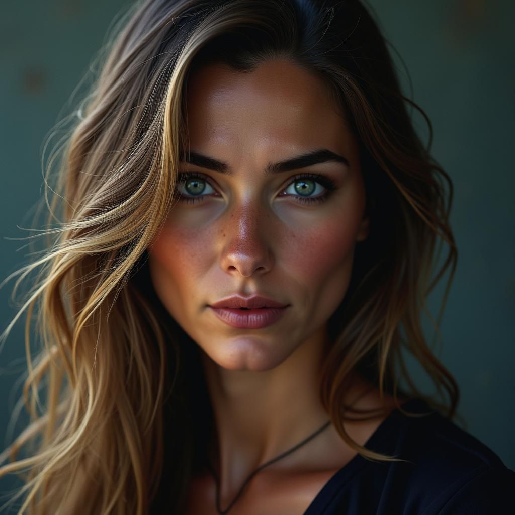 Intelligent Woman Reflects on Her Younger Self