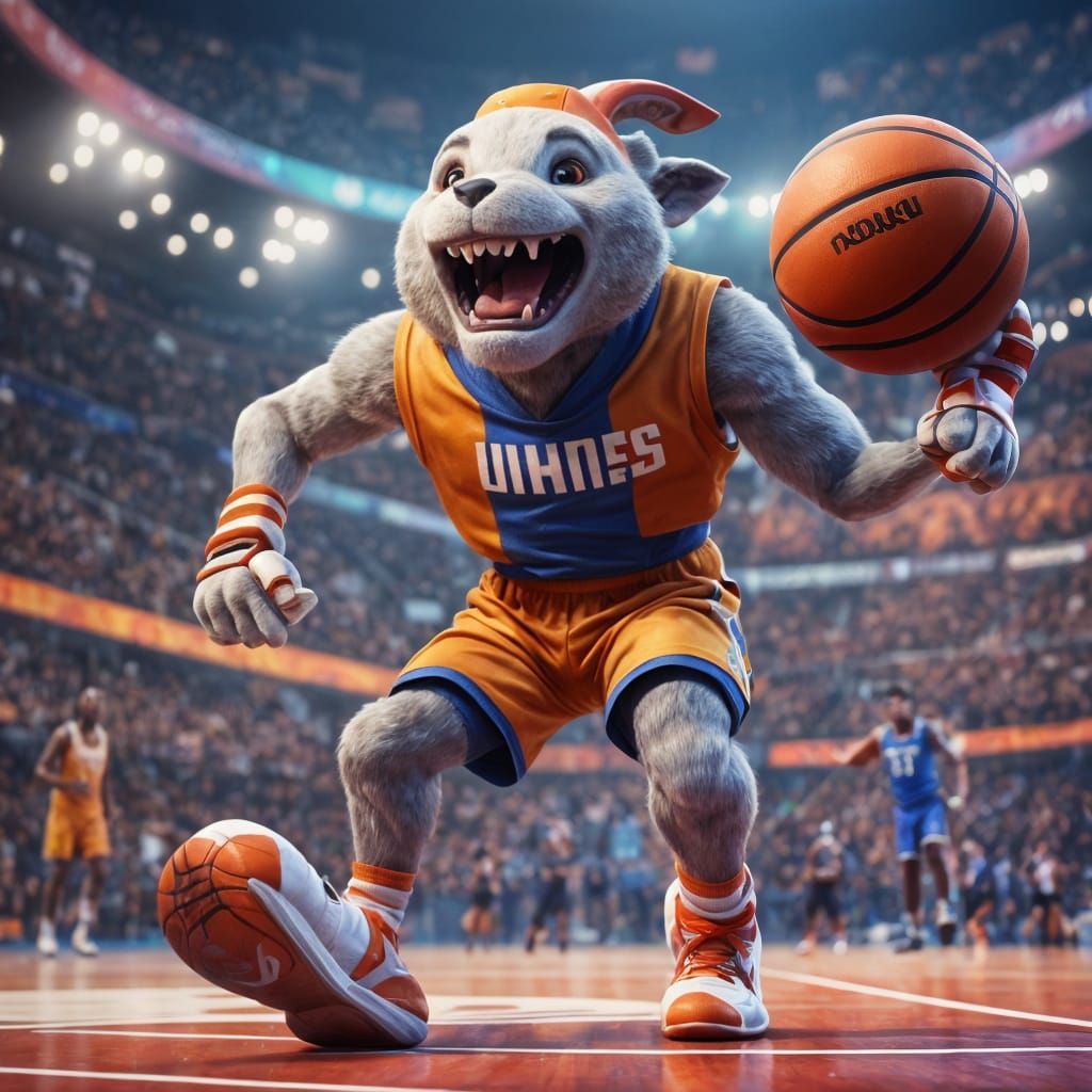 Scary Basketball Player