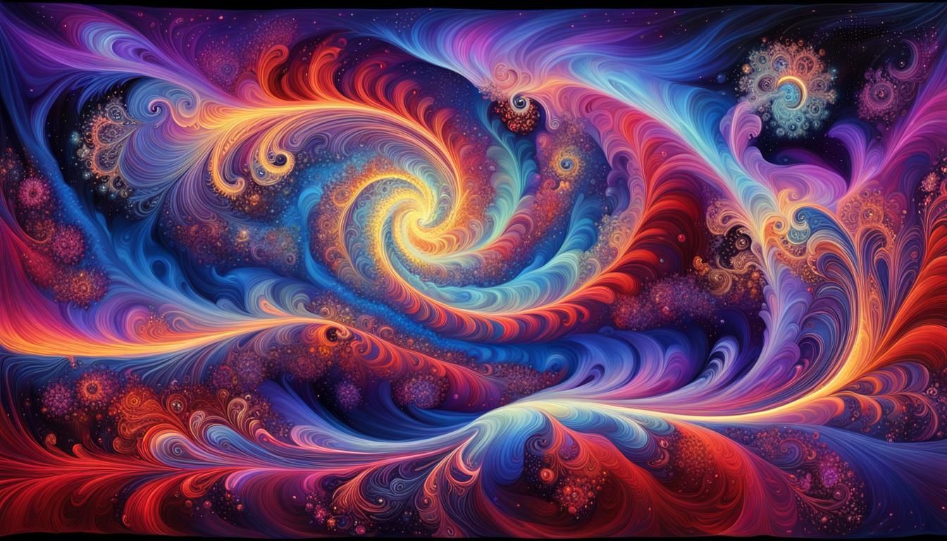 Cosmic Aurora with Fractal Star Sea