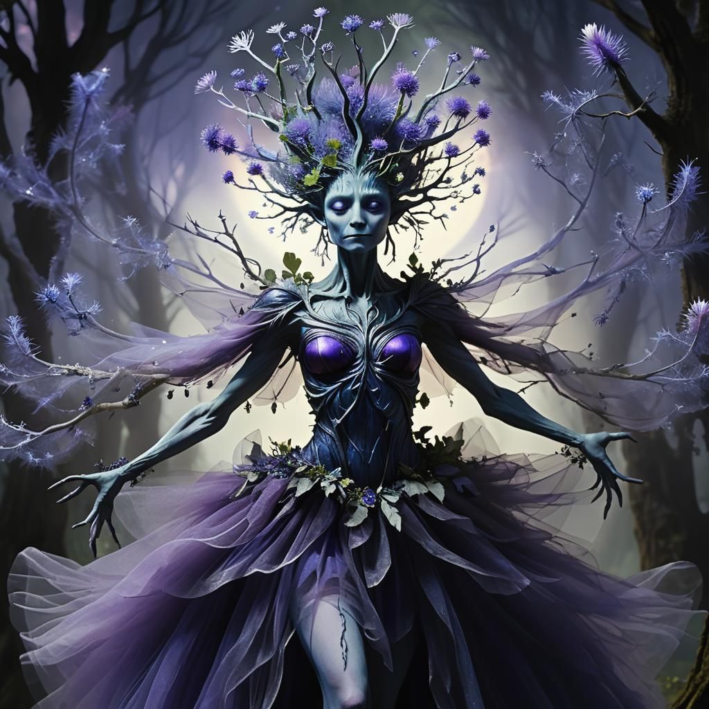 Ethereal Tree Titan in Twilight Transformation