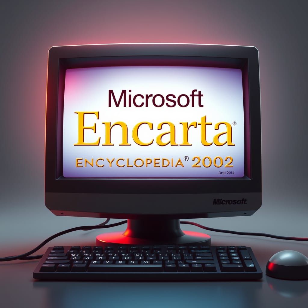 Retro Futuristic Microsoft Encarta Encyclopedia Deluxe 2003 ...