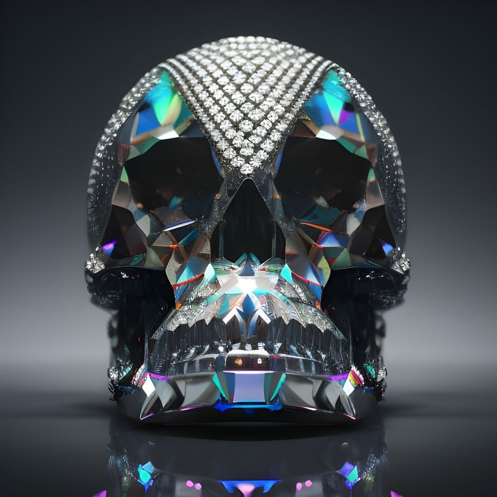 Diamond skull