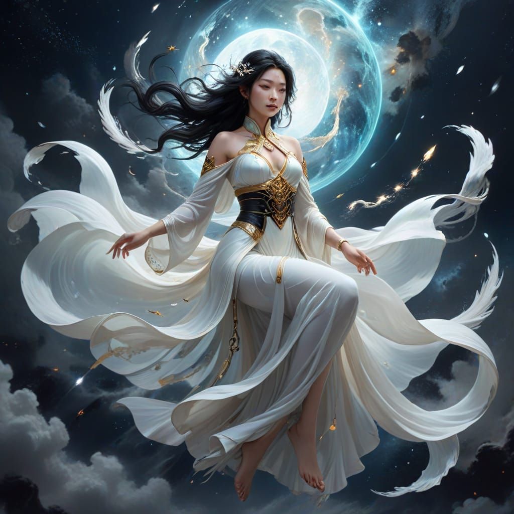 Ethereal Goddess of Creation in Xianxia Fantasy