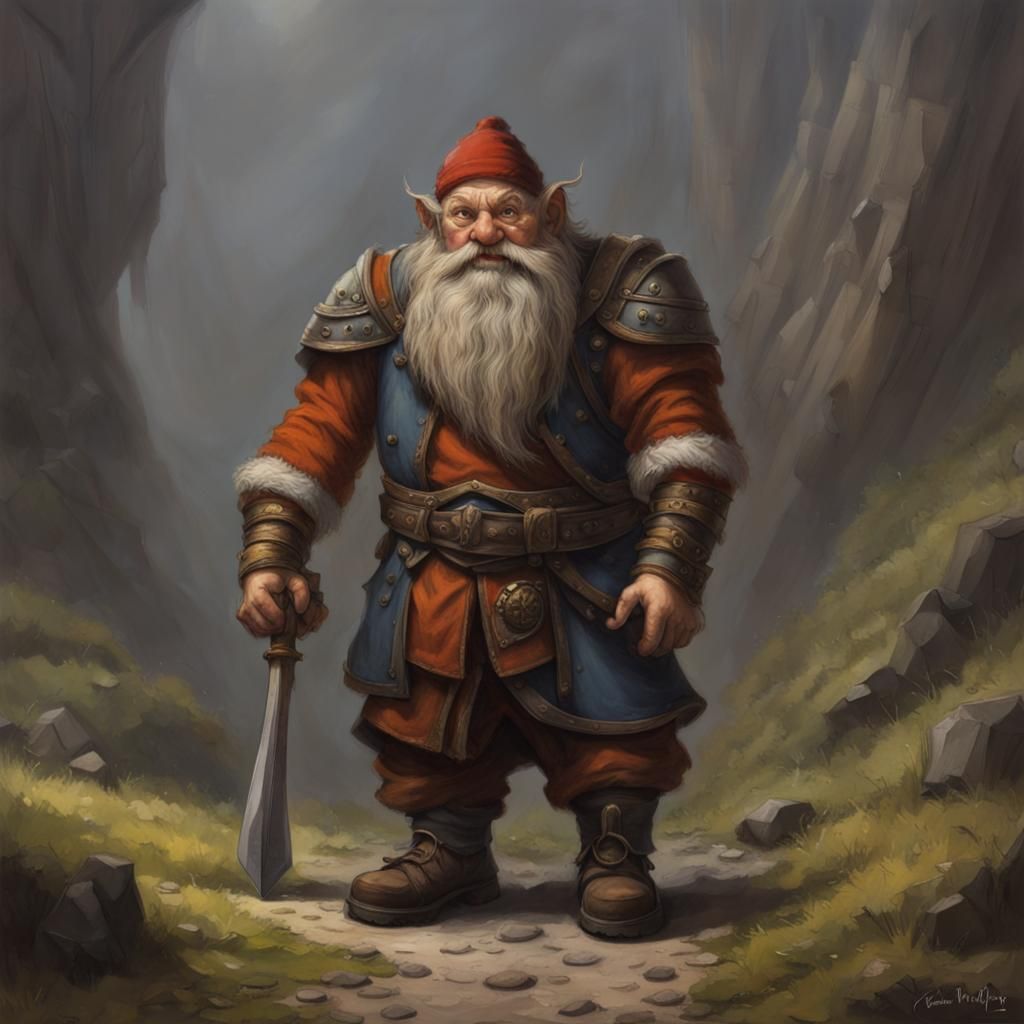 AI Generated Image of a Dwarf