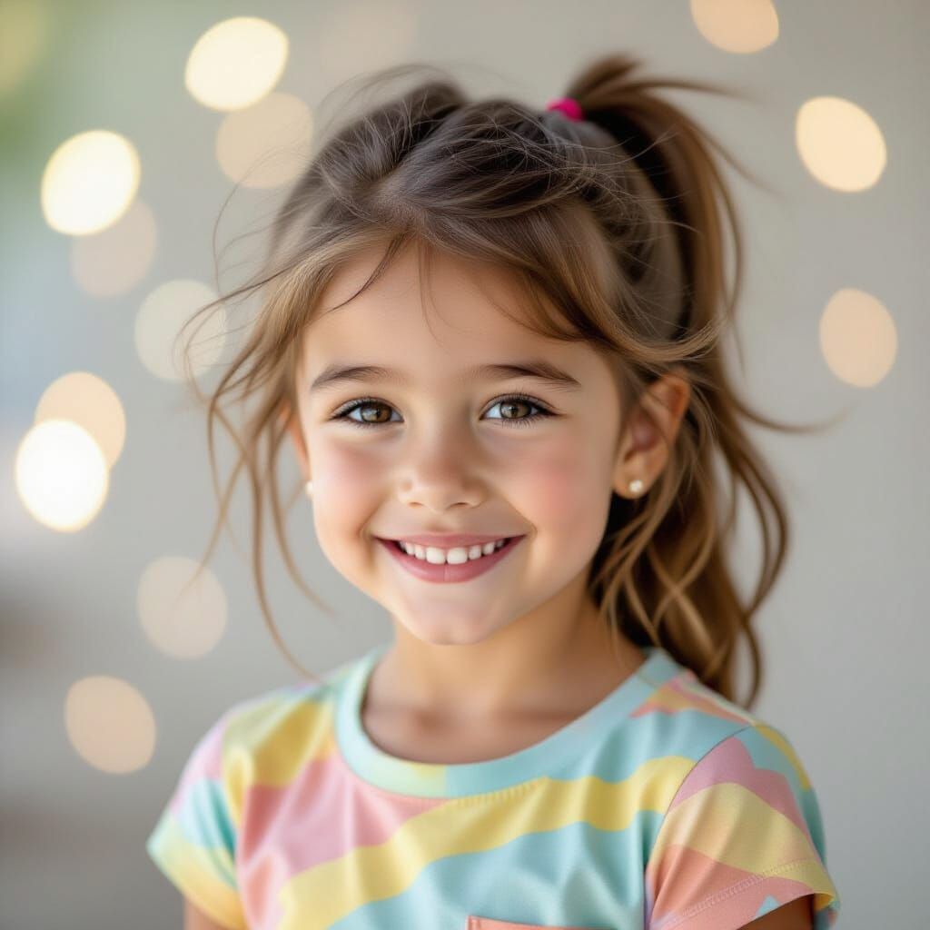 Portrait of Jaycie Smiling Warmly in Natural Light