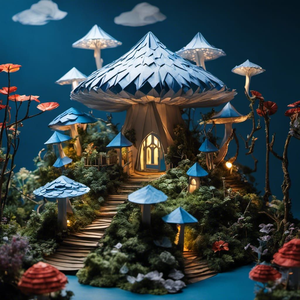 Origami pixie home
