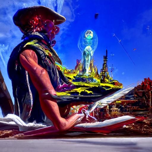 Detailed Tarot Card Oil Painting