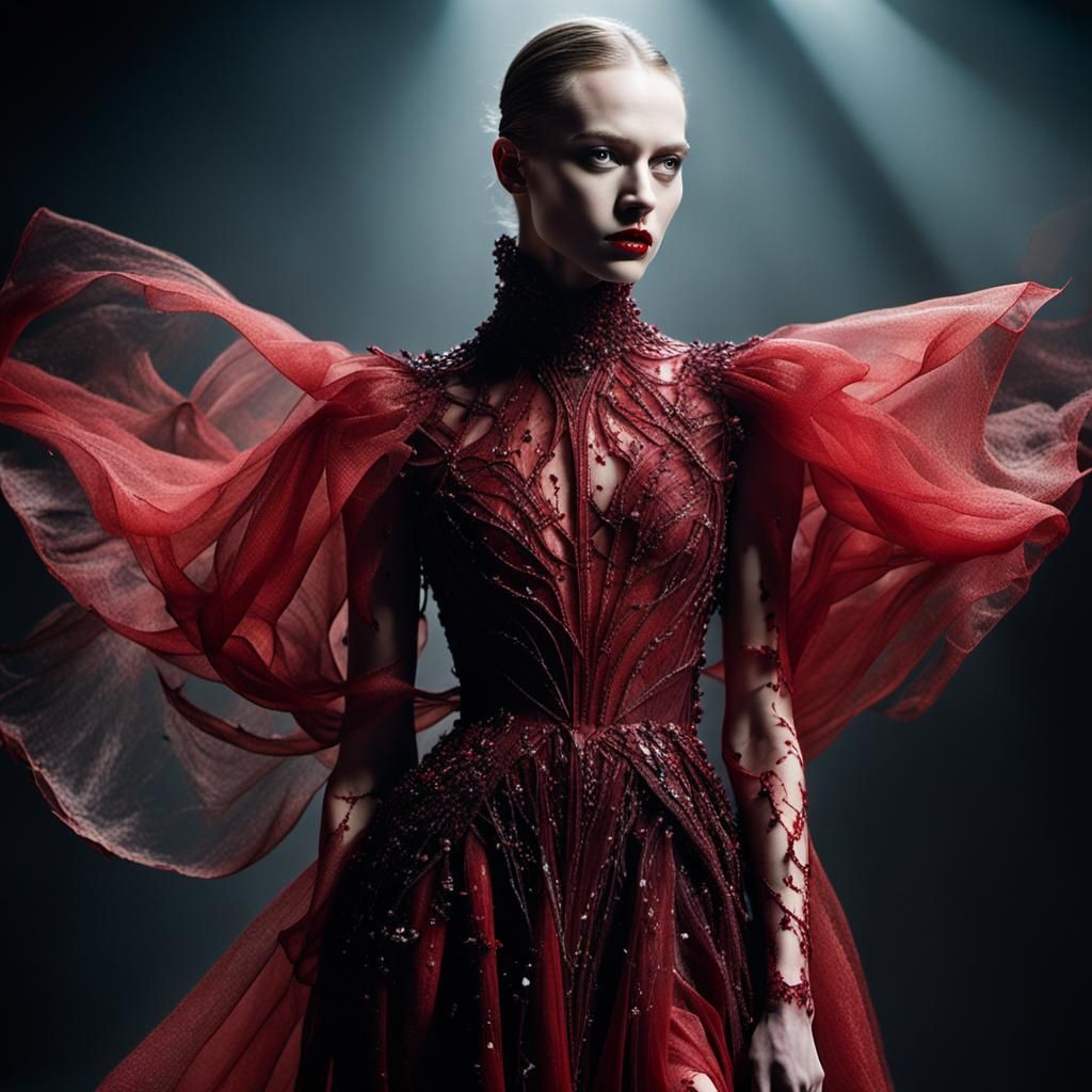 Haute Couture Gown Inspired by Fashion Legends