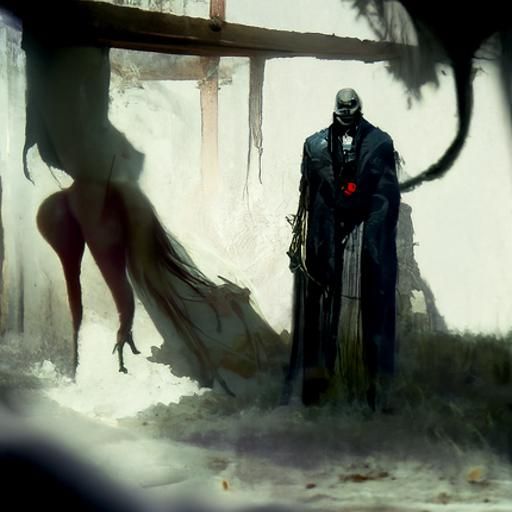 Sinister Figure in Dark Fantasy Style