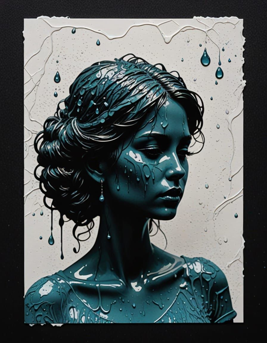 Liquified Embossing Liquified Silhouettes Liquified Tears