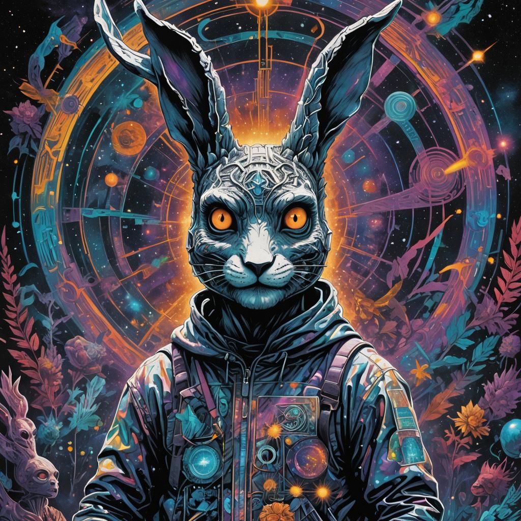 Donnie Darko: Holographic Astral Cosmic Illustration