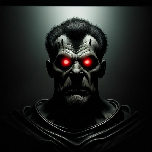 Mesogog in Lab, Hyperphotorealistic Live Action Photography