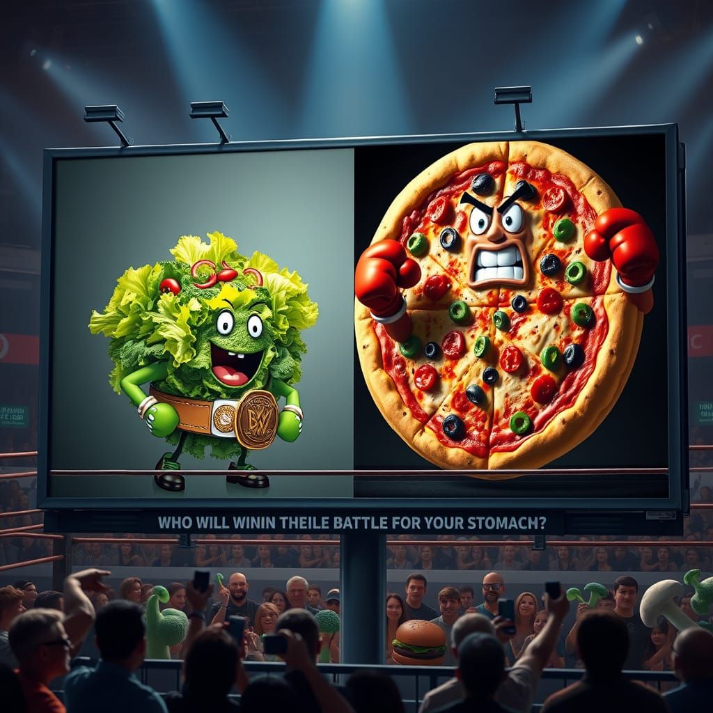 Silly Billboards: Food vs. Food!