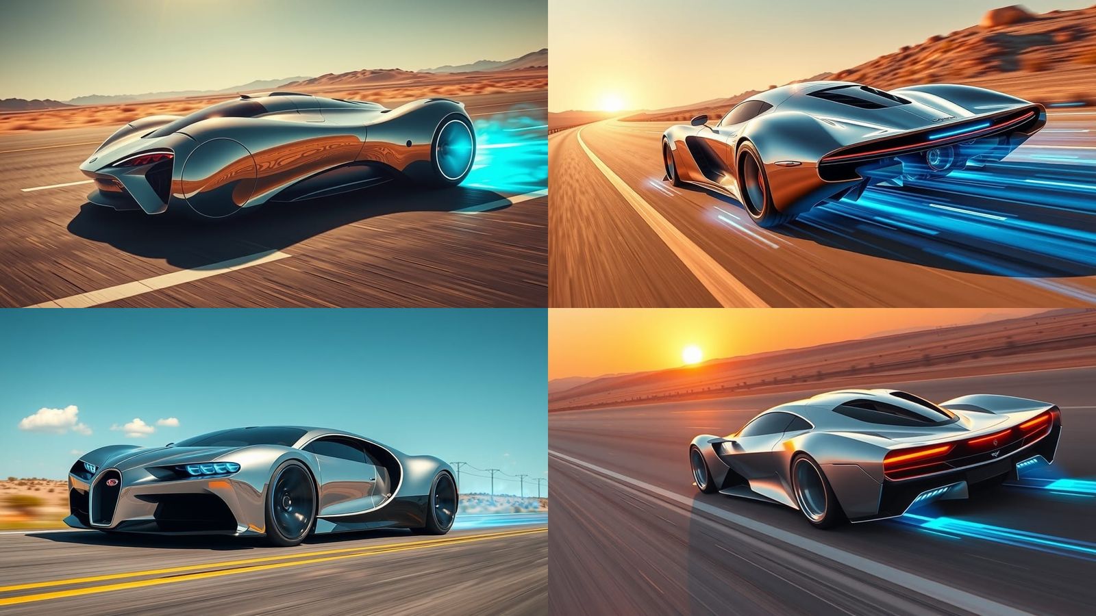 Futuristic Supercar Breaks Sound Barrier on Highway