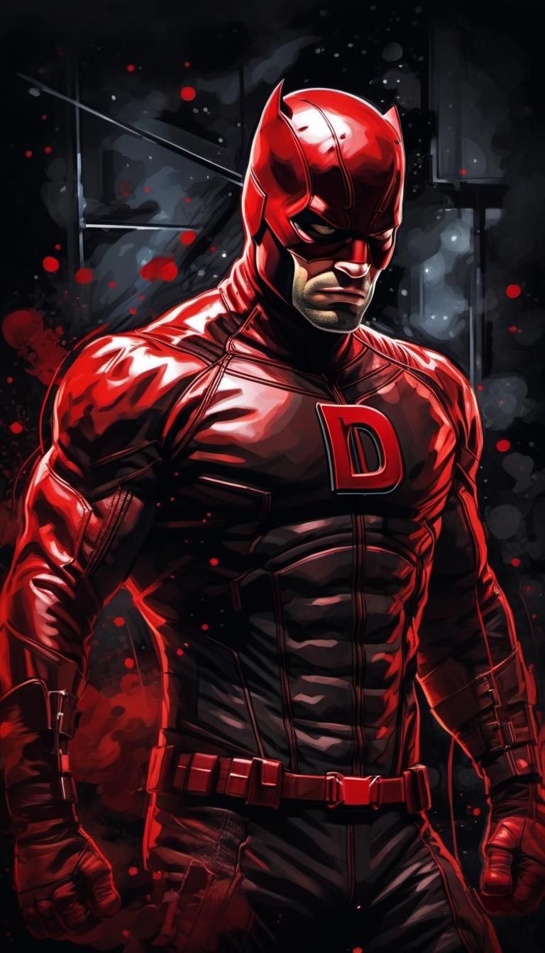 AI Generated Image of Daredevil