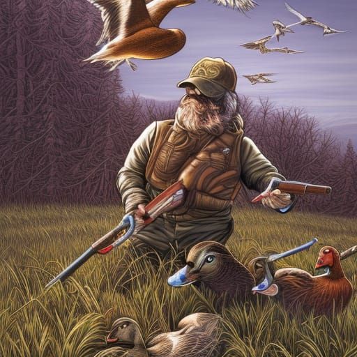 Duck hunting.