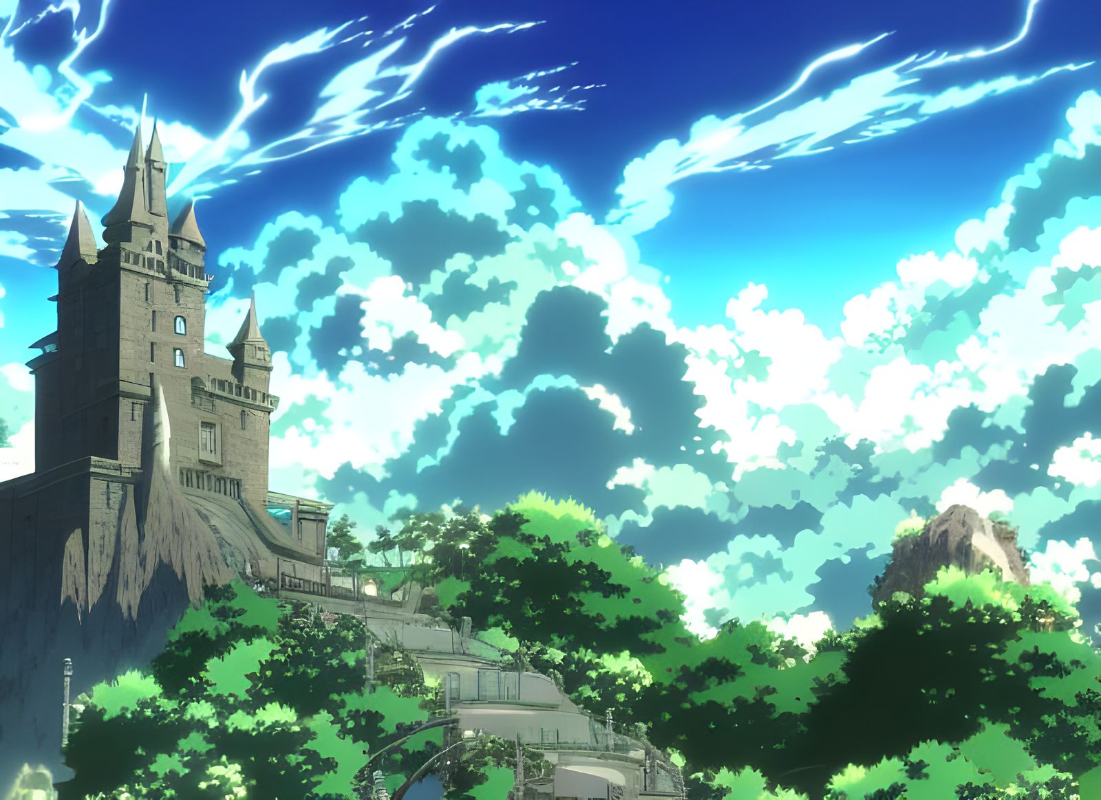 Anime Frankenstein's Monster in Detailed Lab