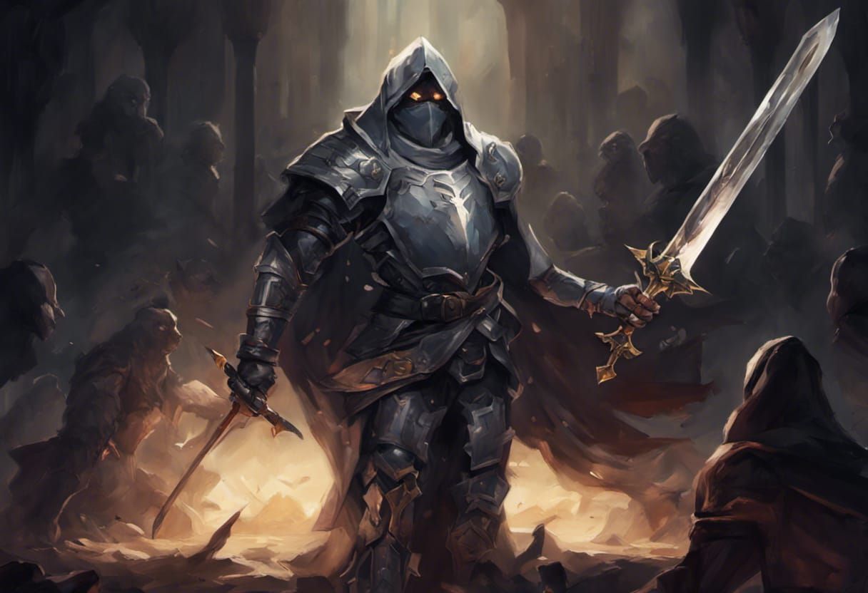 Echo Knight Fighter with Shadow Clone