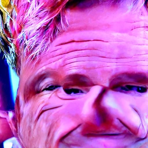 Smug Gordon Ramsay Portrait
