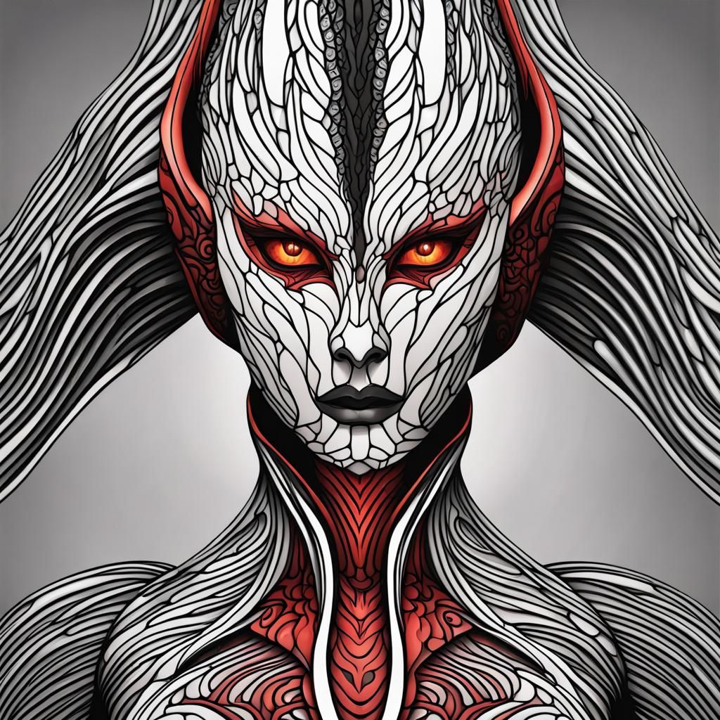 Darth Talon with Abstract Vector Fractal Design