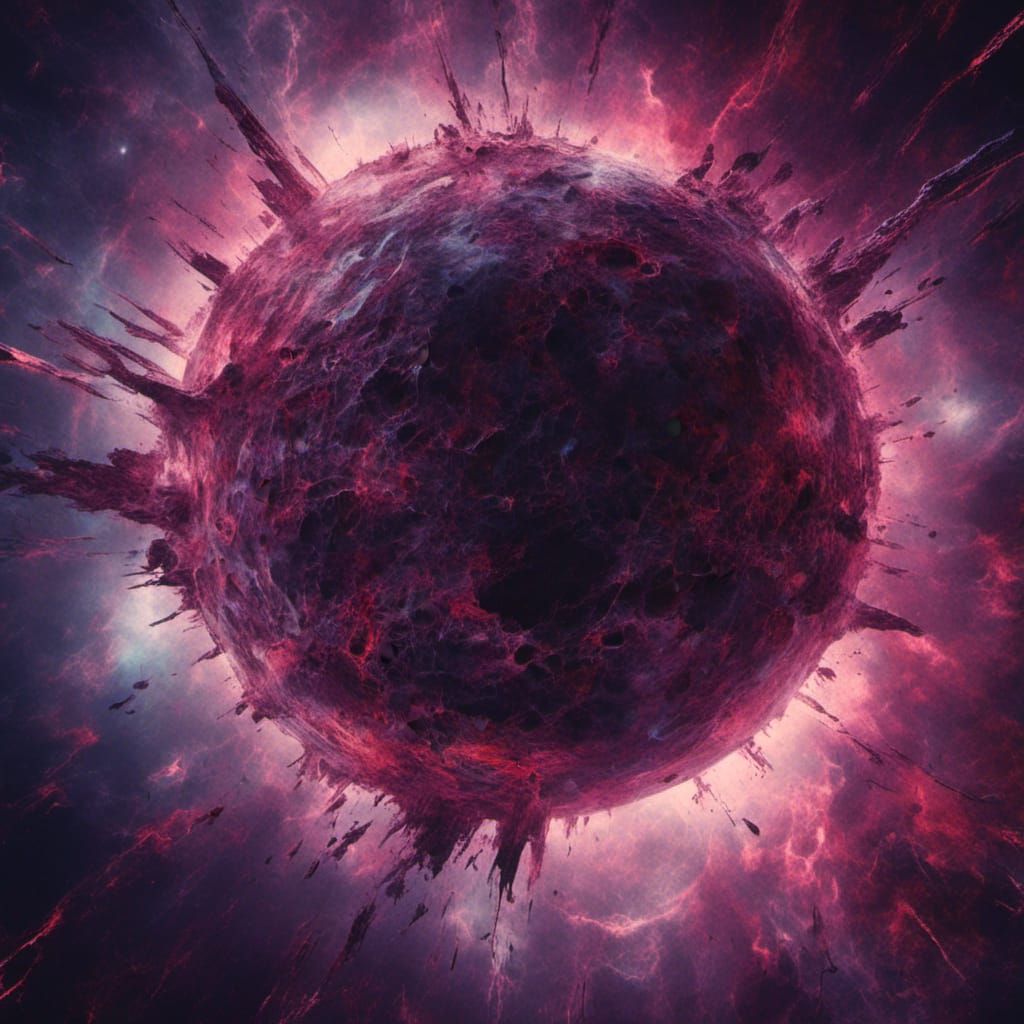 Spectacular Supernova in Dark Fantasy Style