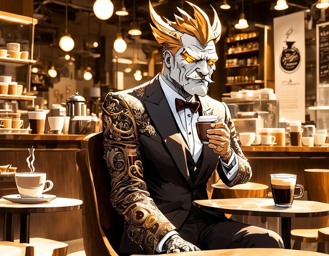 Jay Seuss at Holympia Café: Digital Illustration