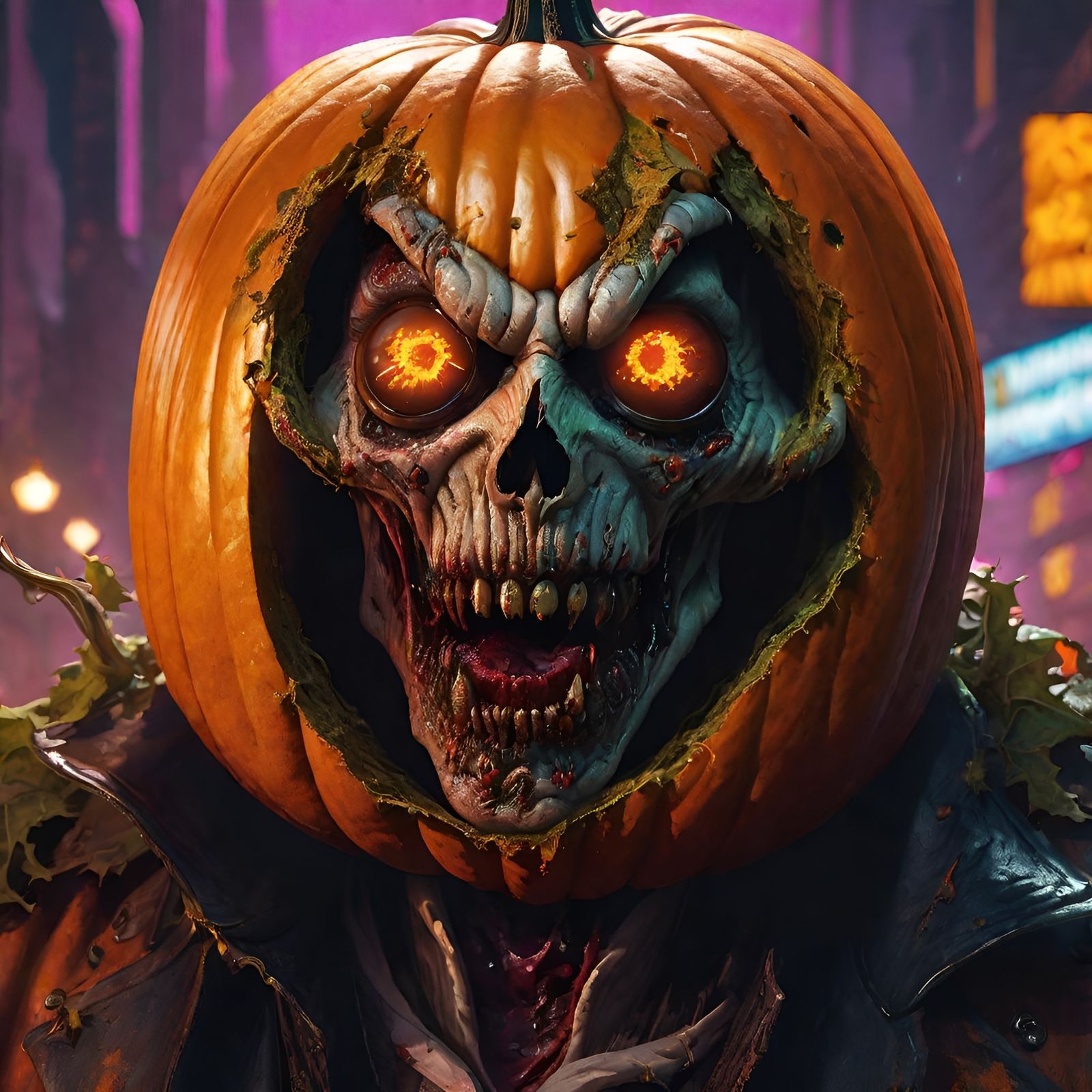 Donald Pumpkin for president, 2024, by Per.