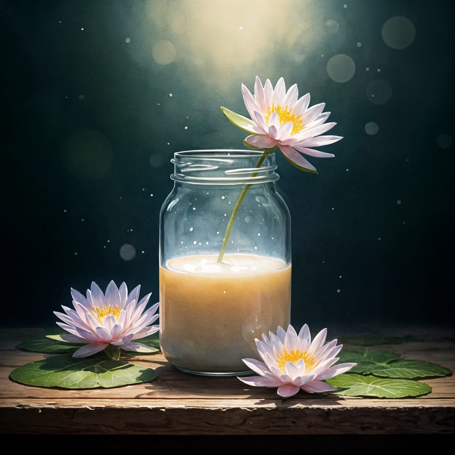 Jar of milk