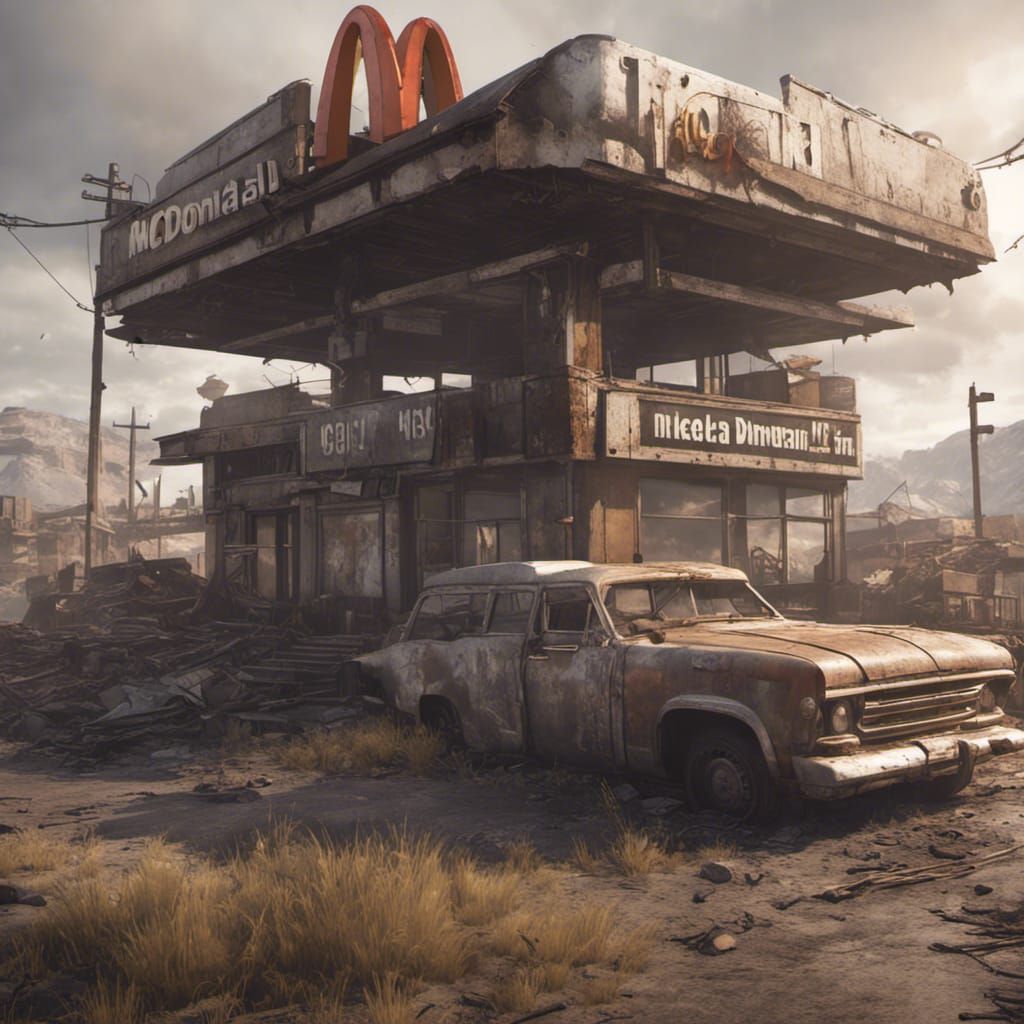Post-Apocalyptic McDonald's: Ruin in Unreal Engine 5