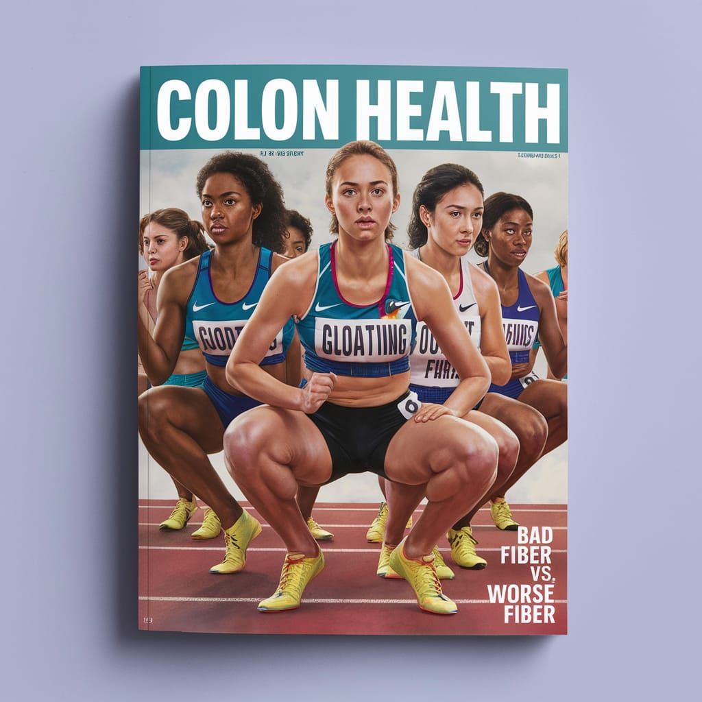 Magazine Cover: Female Athletes and Colon Health